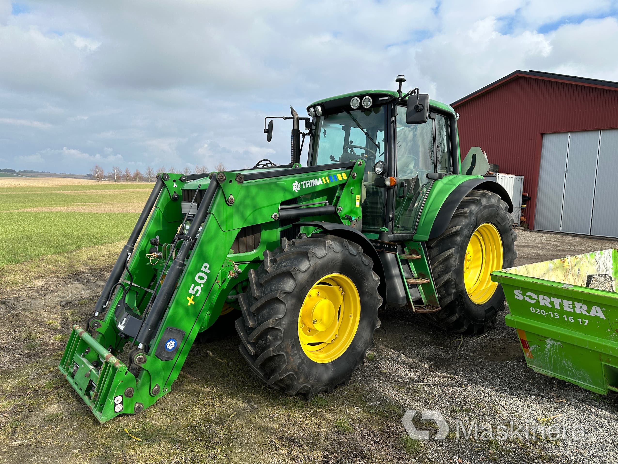 Traktor John Deere 6630 premium med lastare