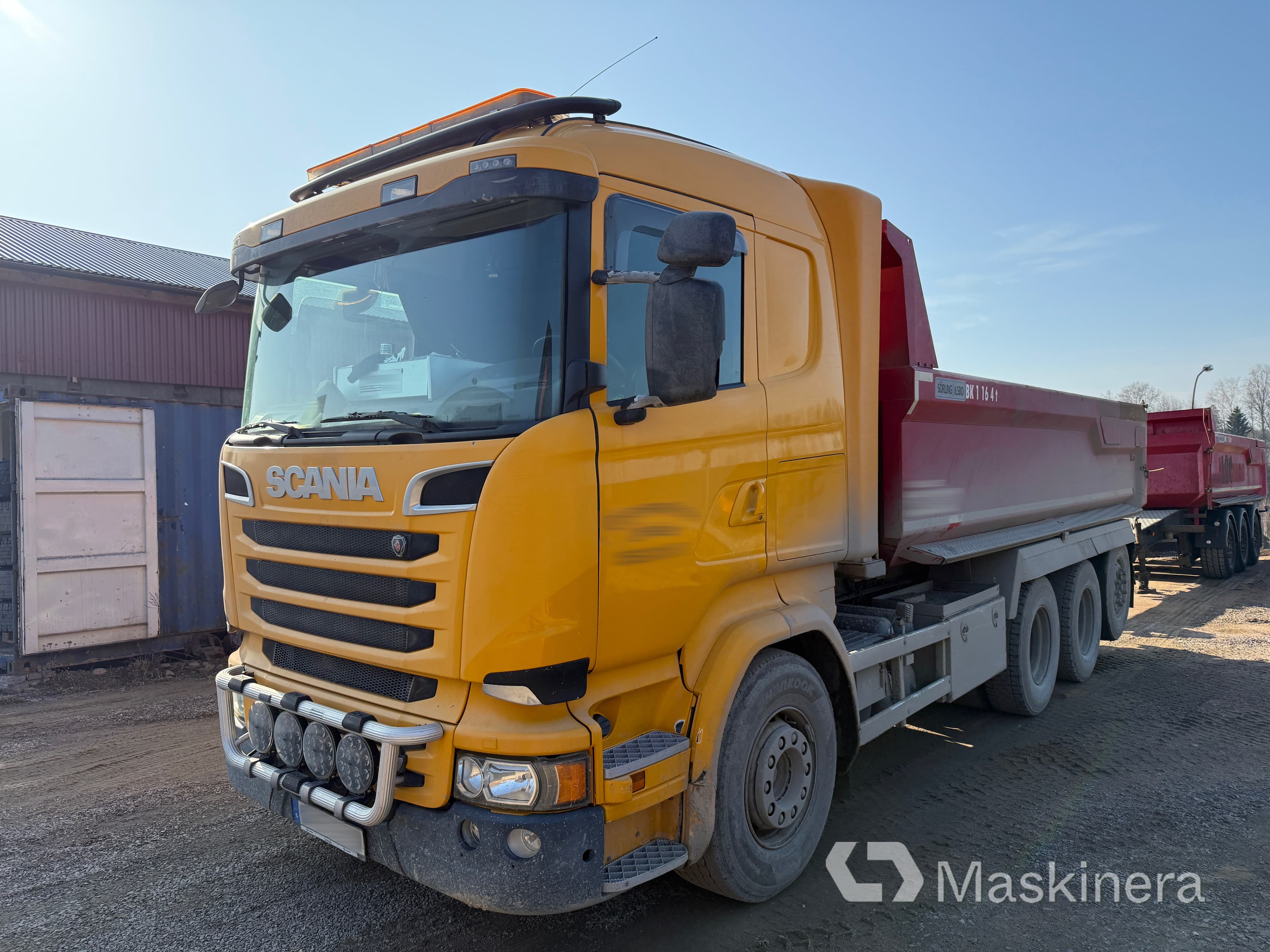 Tippekipage Scania R580 med Sörling-Ilsbo