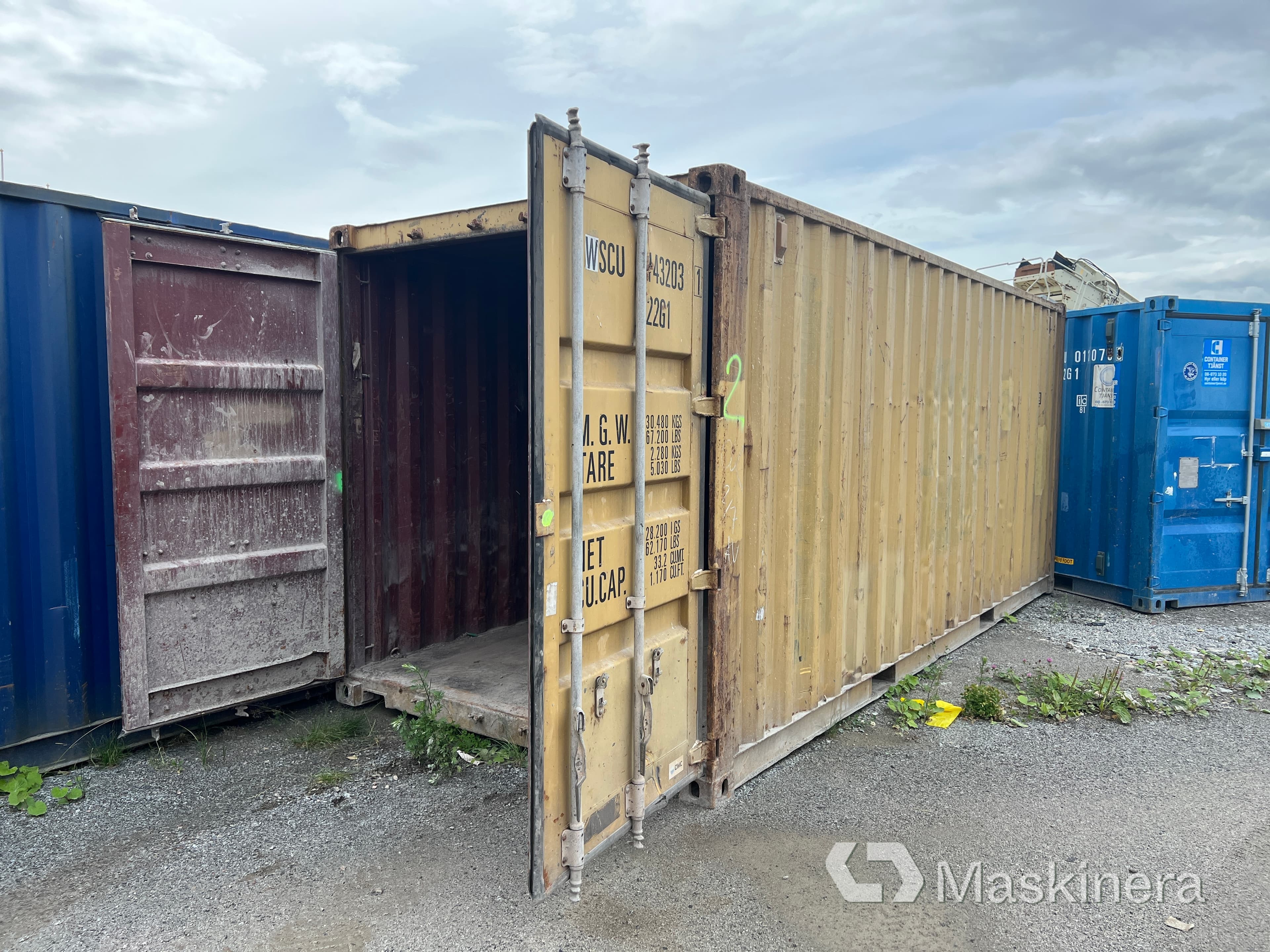 20’ Förrådscontainer