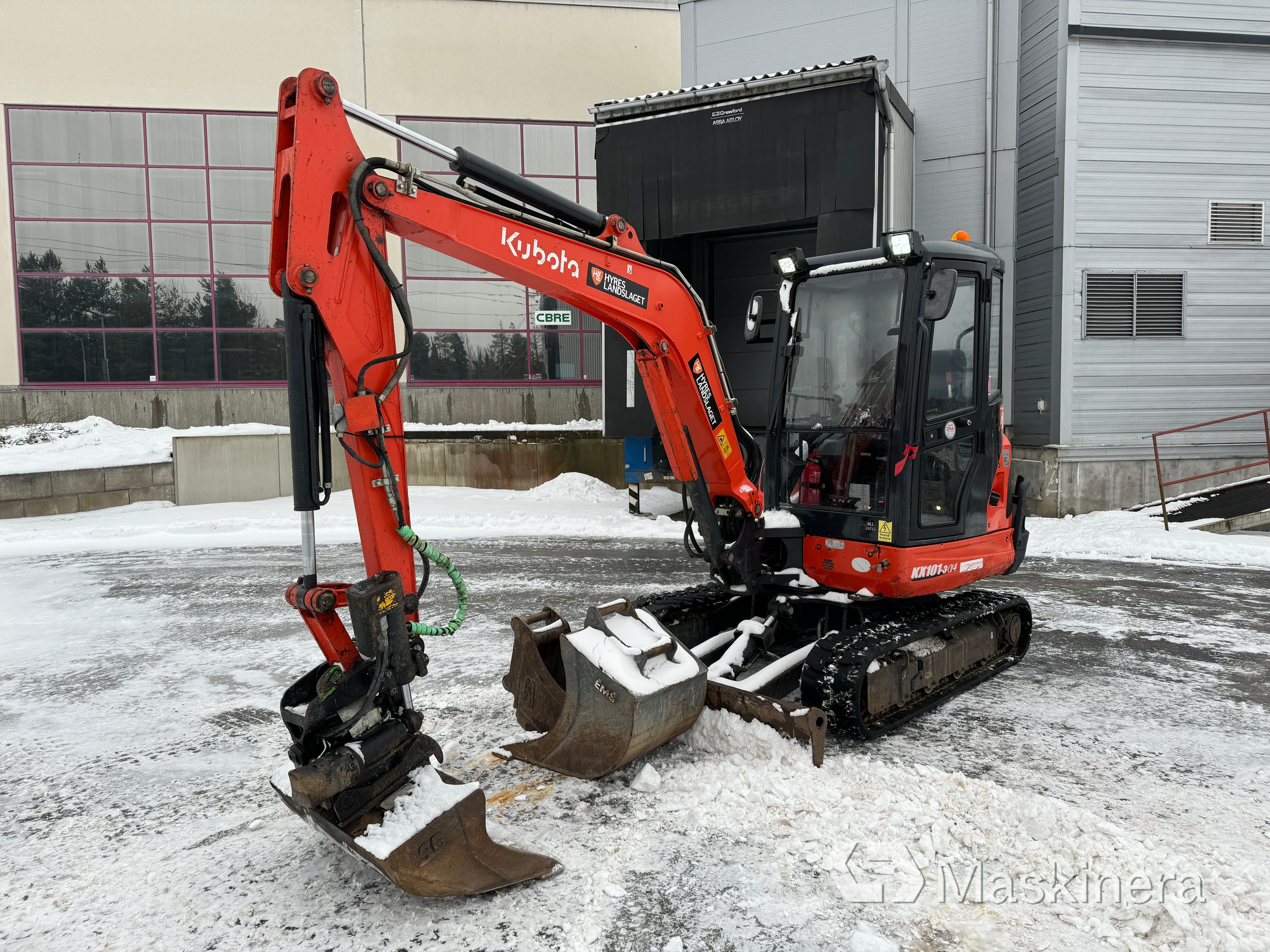 Grävmaskin Kubota KX101-3