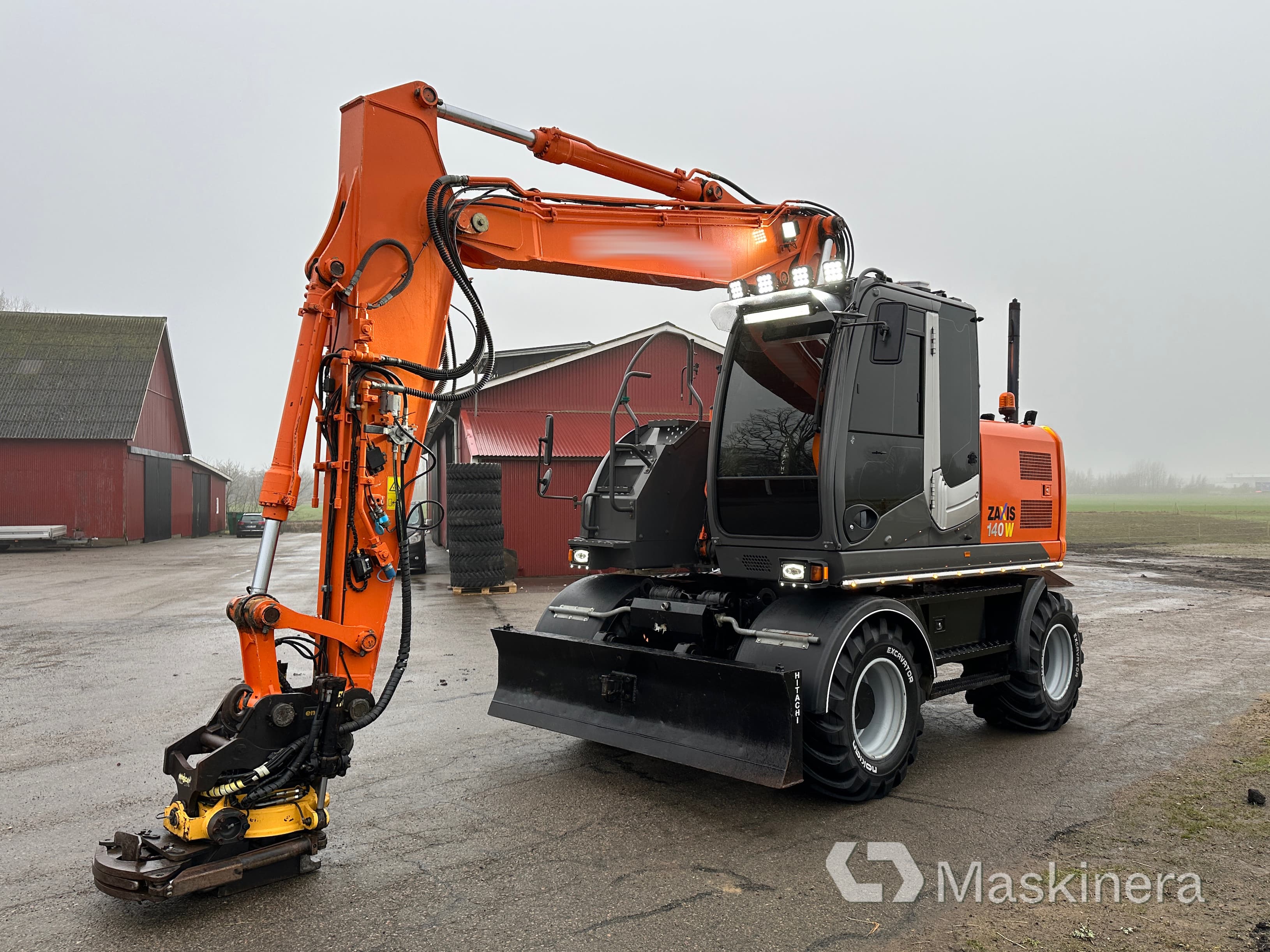 Hjulgrävare Hitachi ZX140W-3