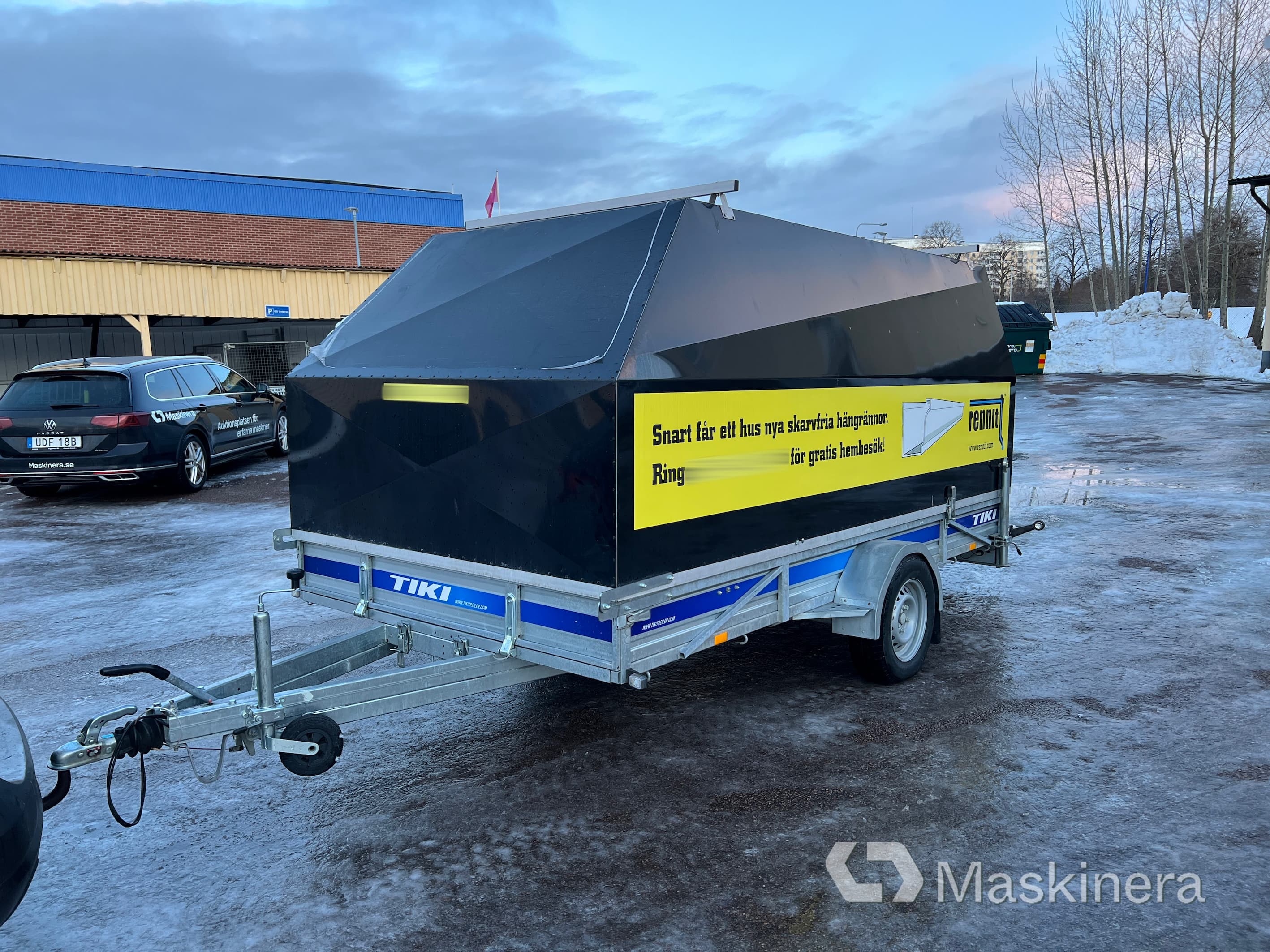 Mobil hängrännstillverkning på släp NTM Mach 2 GM5 Rennit