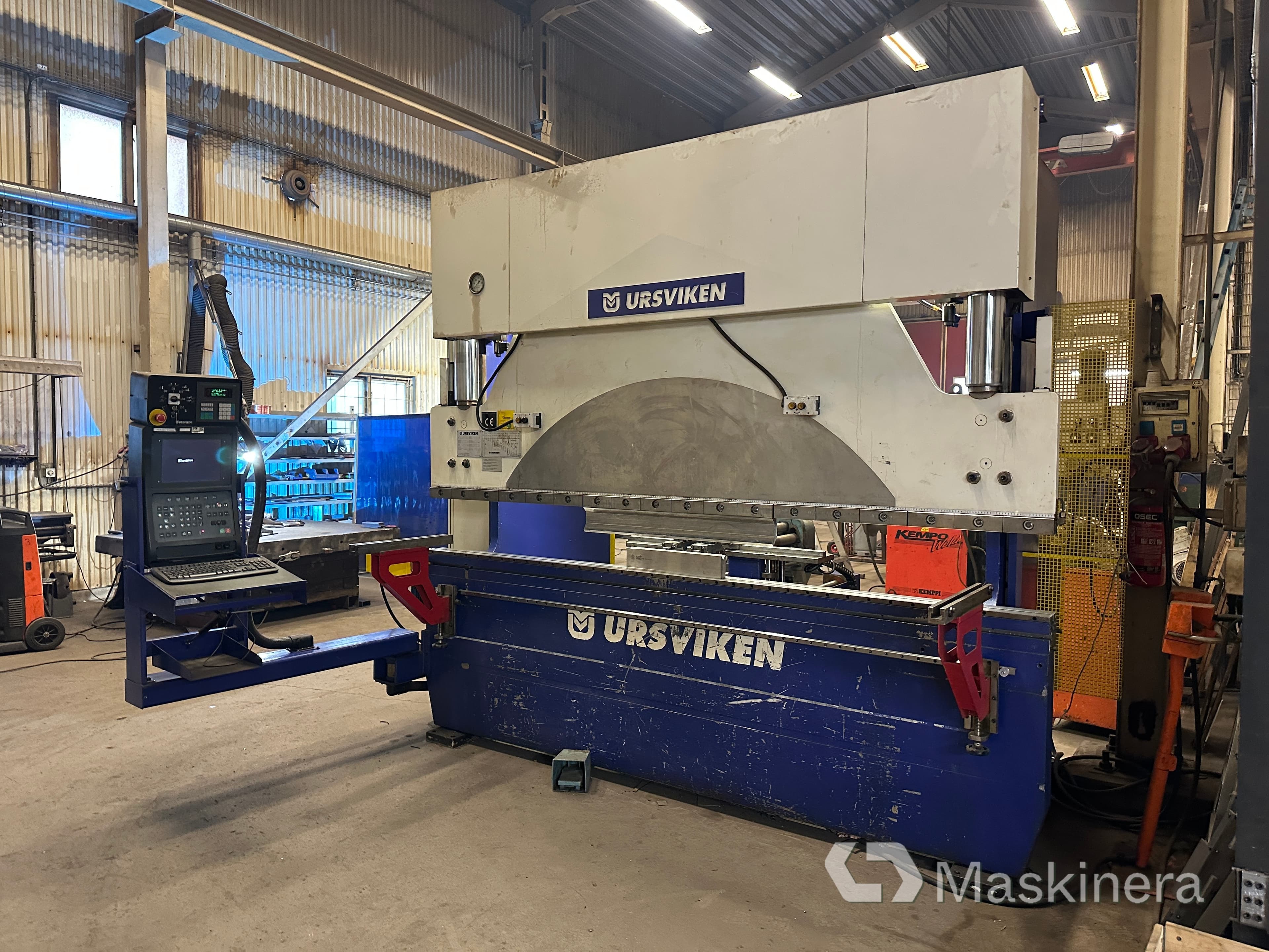 6 axlad Kantpress Optima 100 Ursviken Fullt CNC styrd